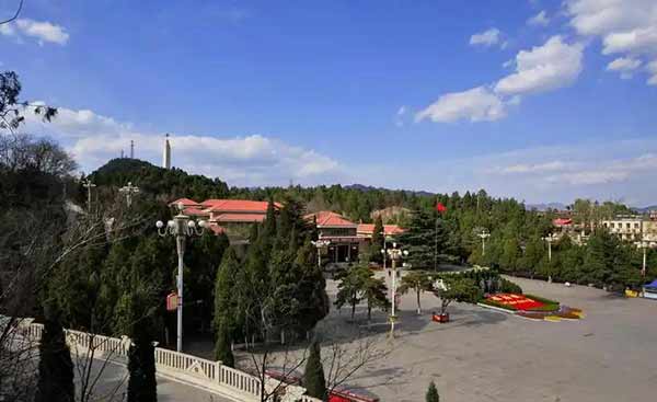 西柏坡廉政教育 思想堤坝